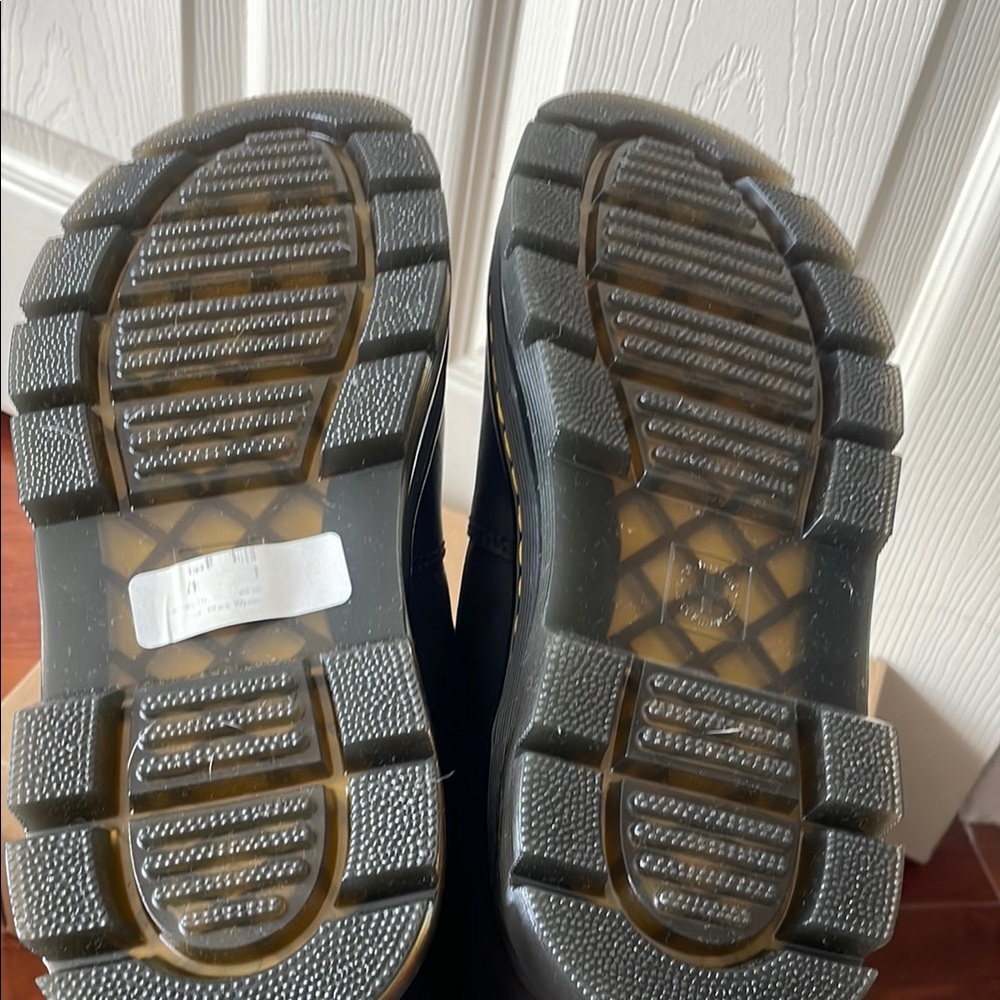 Dr. Martens Black Chelsea Boots with Yellow Stitching - Picture 6 of 7